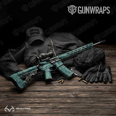 Realtree Aspect Sea Foam AR-15 Gun Skin Vinyl Wraps