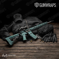 Realtree Aspect Sea Glass AR-15 Gun Skin Vinyl Wraps