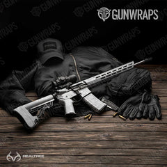 Realtree Aspect White Out AR-15 Gun Skin Vinyl Wraps
