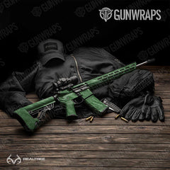 Realtree Fishing Green AR-15 Gun Skin Vinyl Wraps