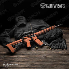 Realtree Fishing Orange AR-15 Gun Skin Vinyl Wraps
