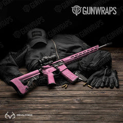 Realtree Fishing Pink AR-15 Gun Skin Vinyl Wraps