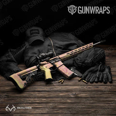 Realtree WAV3 Strawberry Lemonade AR-15 Gun Skin Vinyl Wraps