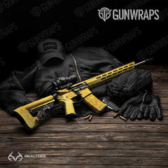 Realtree WAV3 Sunflower AR-15 Gun Skin Vinyl Wraps