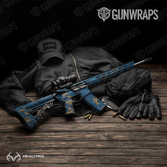 Realtree XTRA Colors Blue AR-15 Gun Skin Vinyl Wraps
