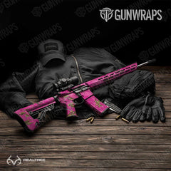 Realtree XTRA Colors Magenta AR-15 Gun Skin Vinyl Wraps