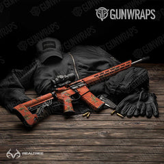 Realtree XTRA Colors Orange AR-15 Gun Skin Vinyl Wraps