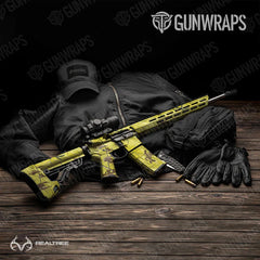Realtree XTRA Colors Yellow AR-15 Gun Skin Vinyl Wraps