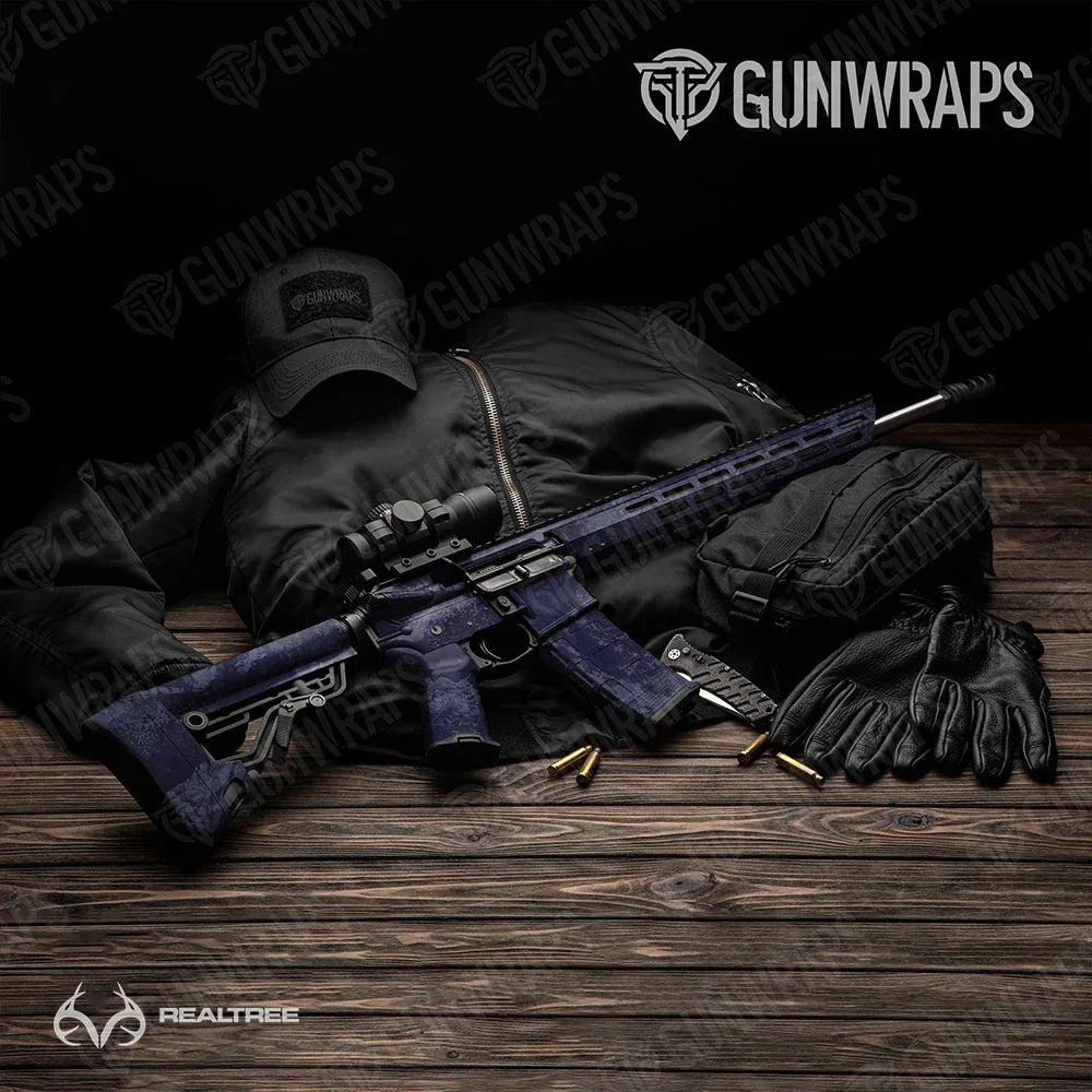 Realtree XTREME Deep Sea AR-15 Gun Skin Vinyl Wraps