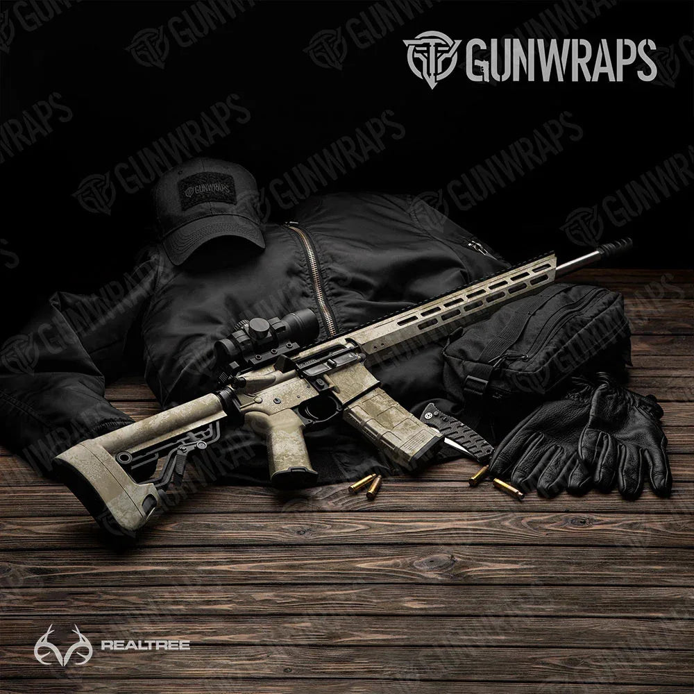 Realtree XTREME Sandstone AR-15 Gun Skin Vinyl Wraps