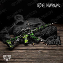 Sirphis Toxic AR-15 Gun Skin Vinyl Wraps