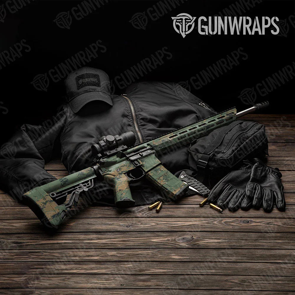 Substrate Semper Fi AR-15 Gun Skin Vinyl Wraps