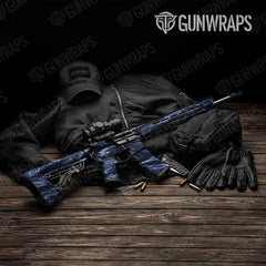 Vietnam Tiger Stripe Blue Urban Night AR-15 Gun Skin Vinyl Wraps