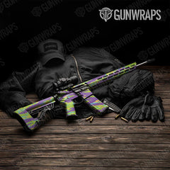 Vietnam Tiger Stripe Carnival AR-15 Gun Skin Vinyl Wraps