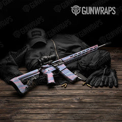Vietnam Tiger Stripe Cotton Candy AR-15 Gun Skin Vinyl Wraps