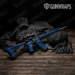 Vietnam Tiger Stripe Elite Blue AR-15 Gun Skin Vinyl Wraps