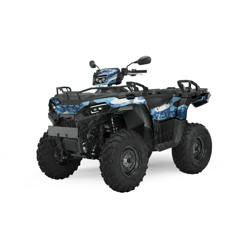 Compound Baby Blue ATV Wraps