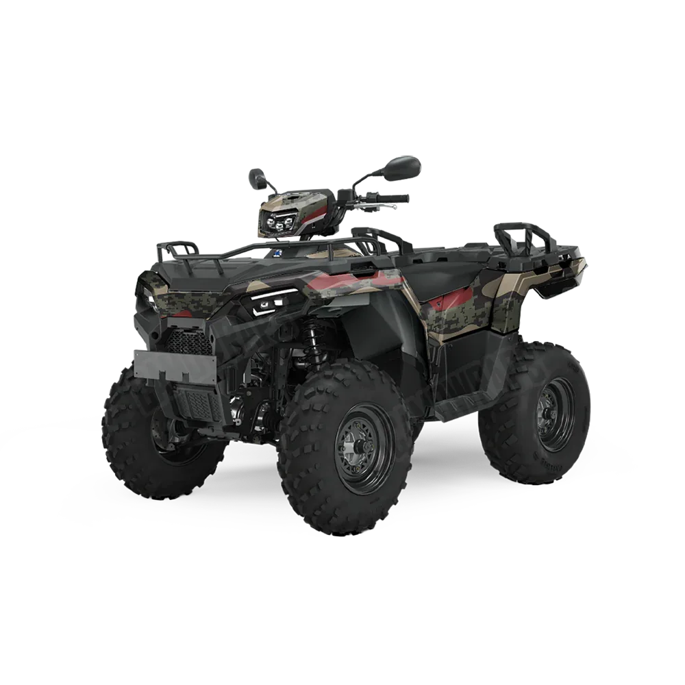 Compound Militant Red ATV Wraps