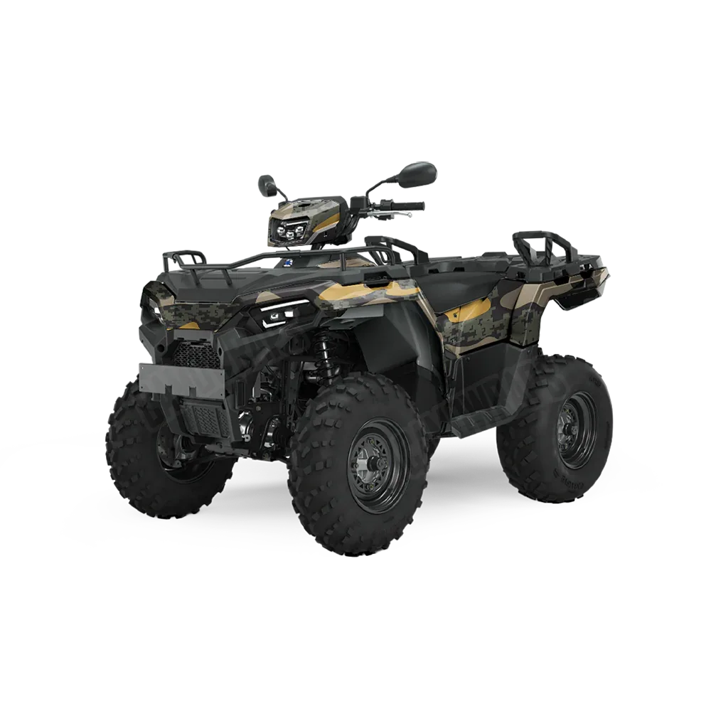 Compound Militant Yellow ATV Wraps
