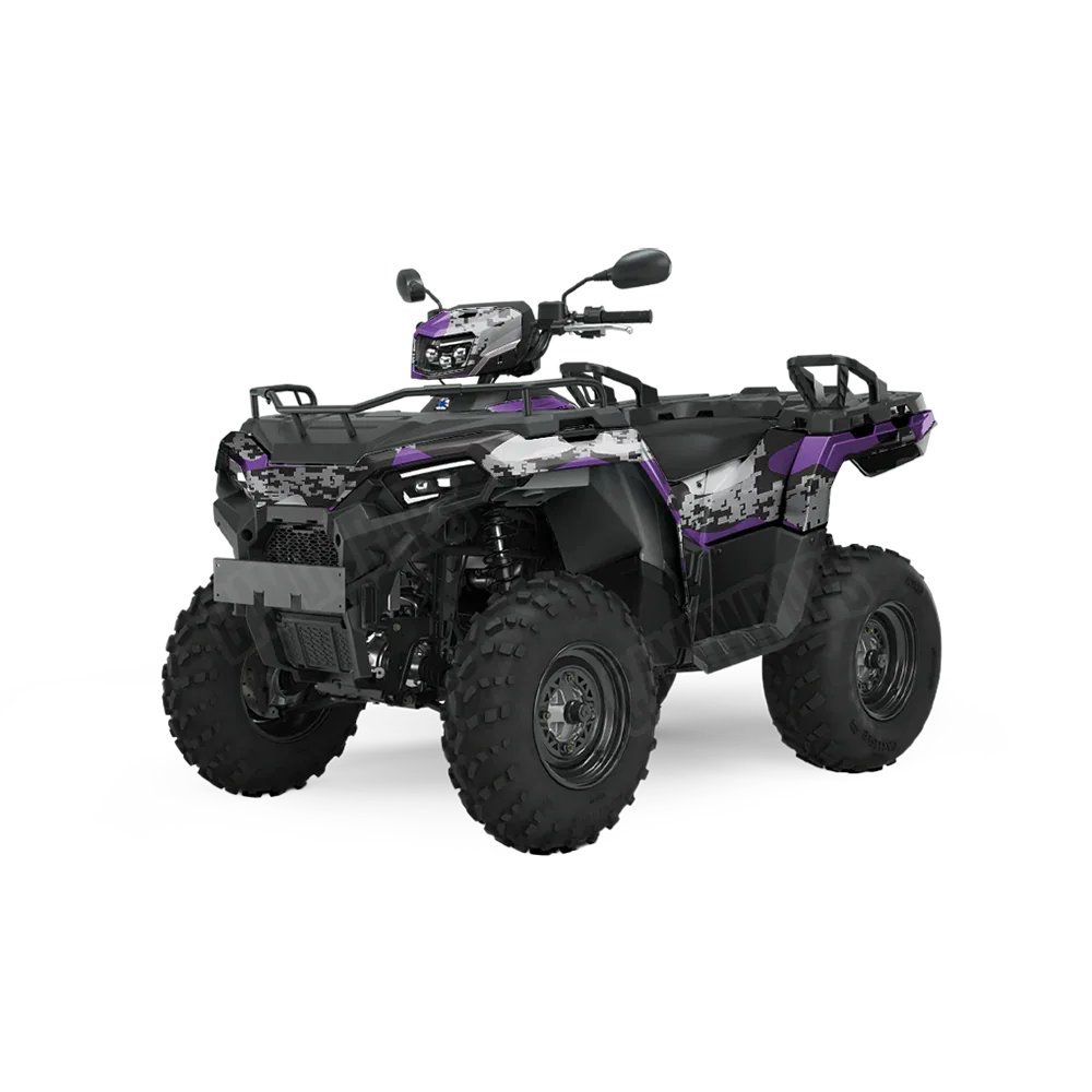 Compound Purple Tiger ATV Wraps