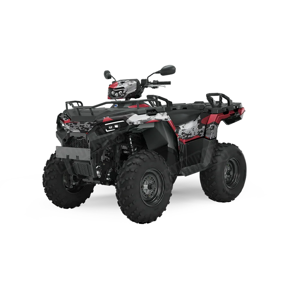 Compound Red Tiger ATV Wraps