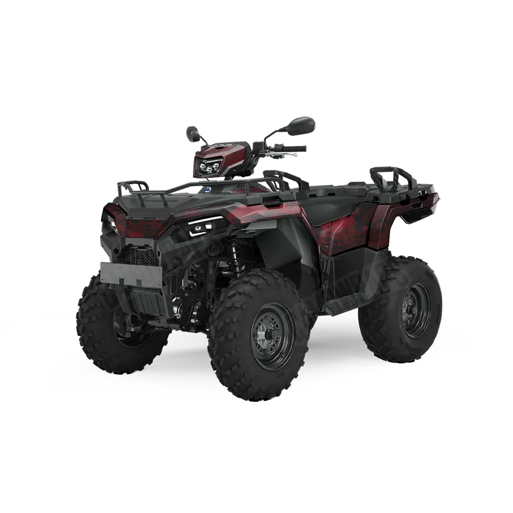 Compound Vampire Red ATV Wraps