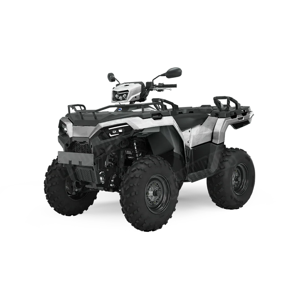 Crystal Elite White ATV Wraps