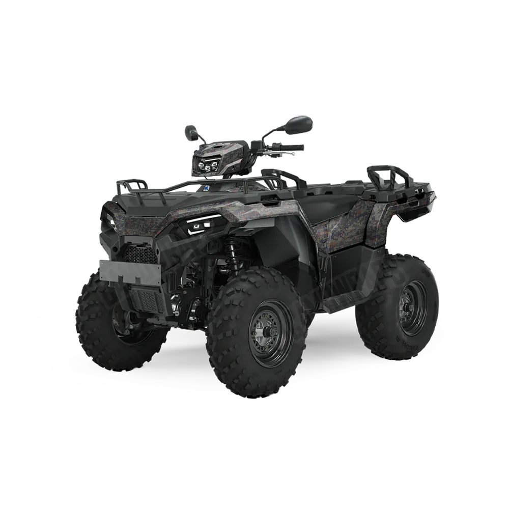 Digital Blue Copper ATV Wraps