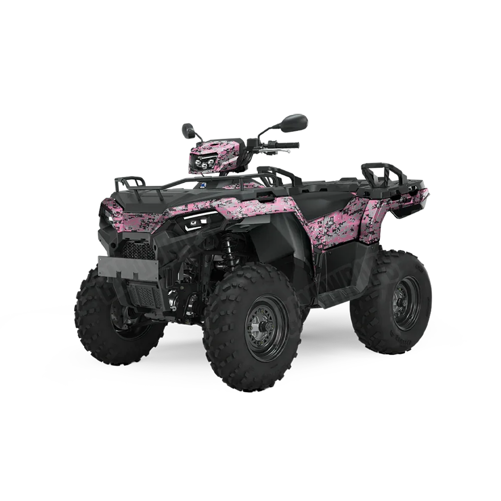 Digital Pink Tiger ATV Wraps