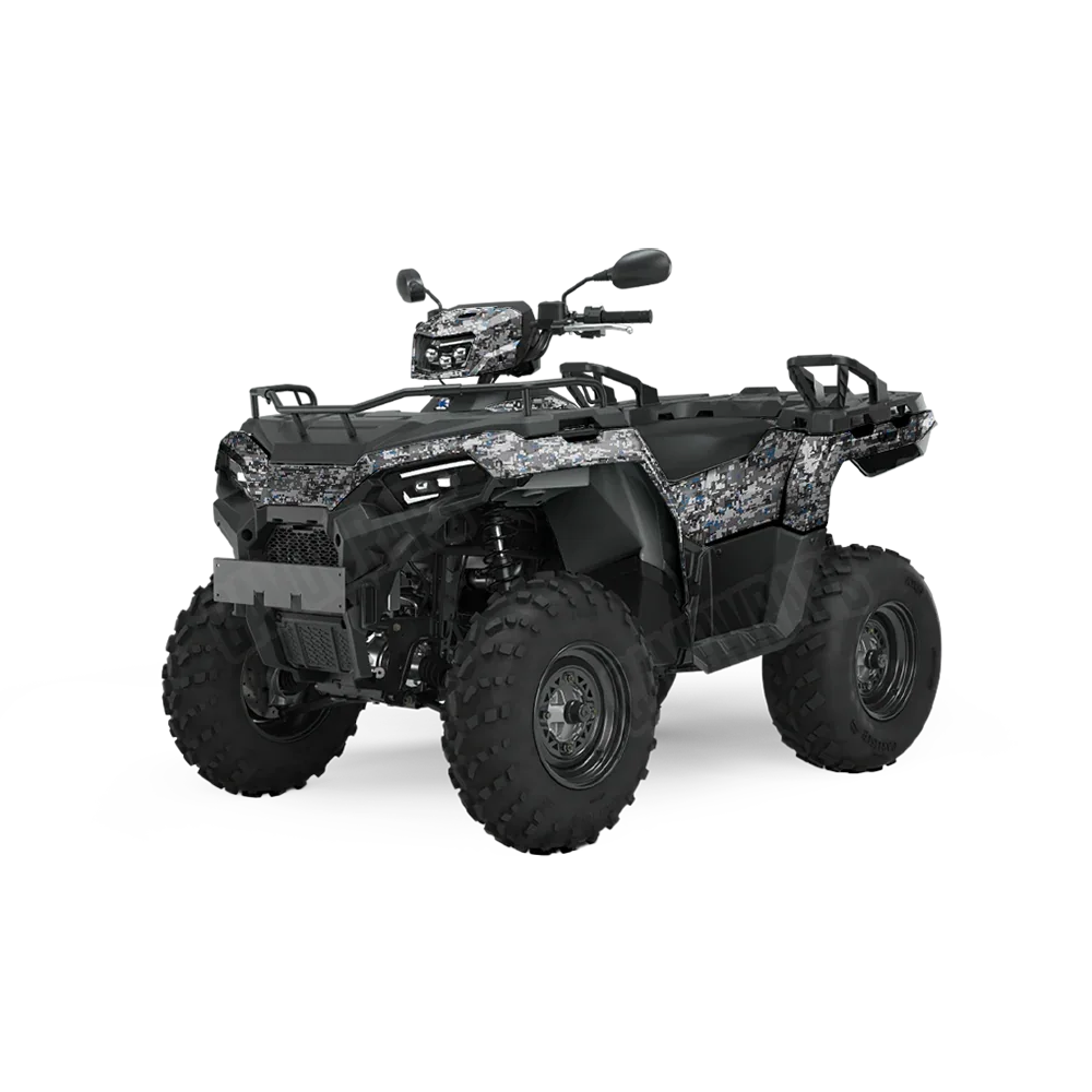 Digital Urban Blue ATV Wraps