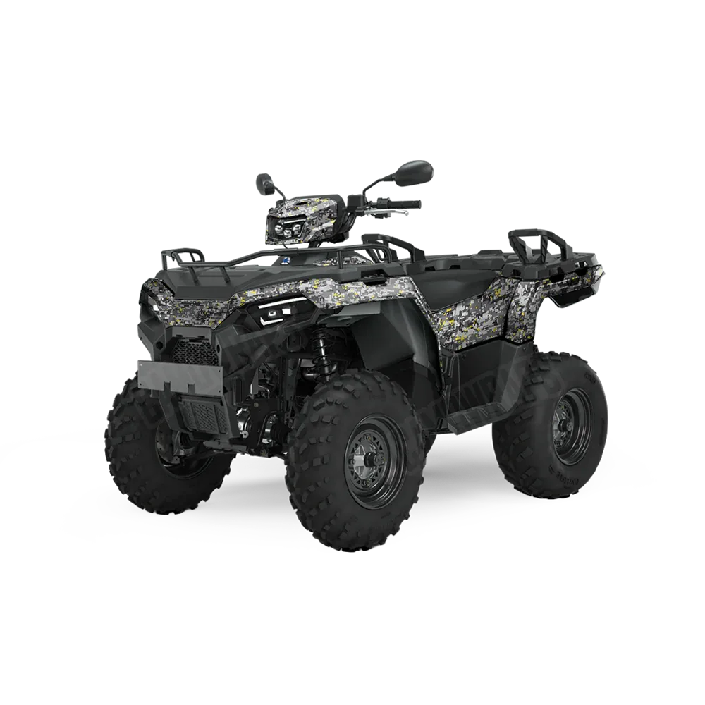 Digital Urban Yellow ATV Wraps