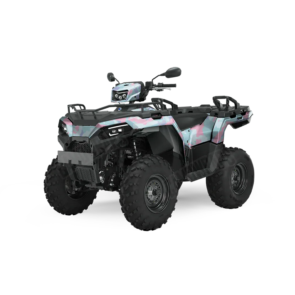 Erratic Cotton Candy ATV Wraps
