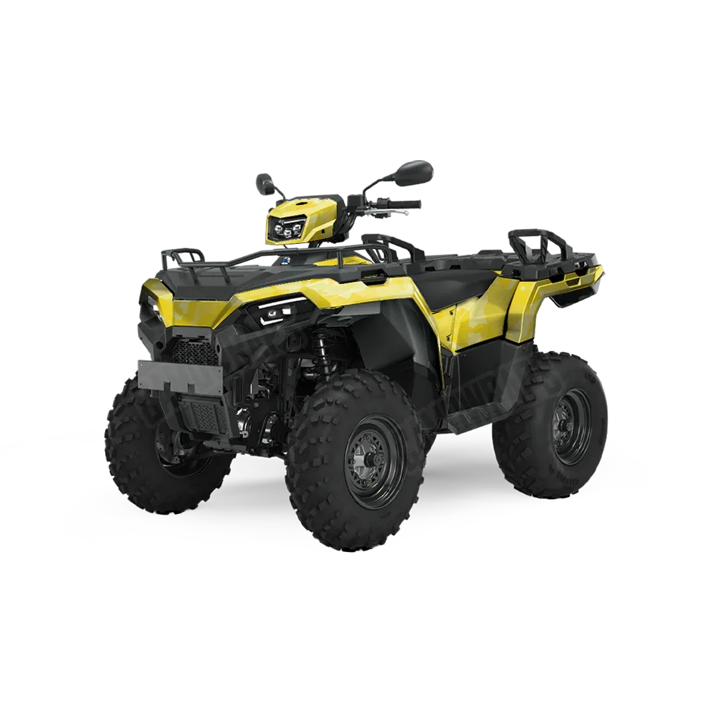 Erratic Elite Yellow ATV Wraps
