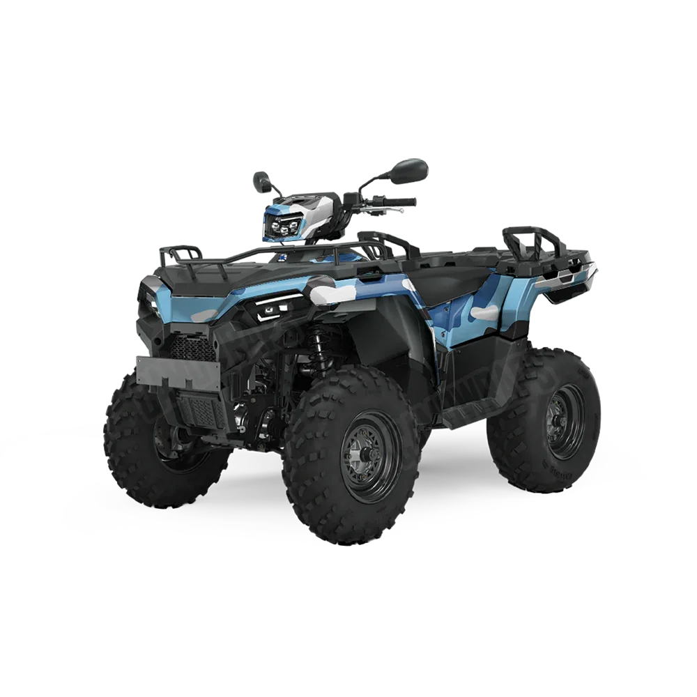Classic Baby Blue ATV Wraps