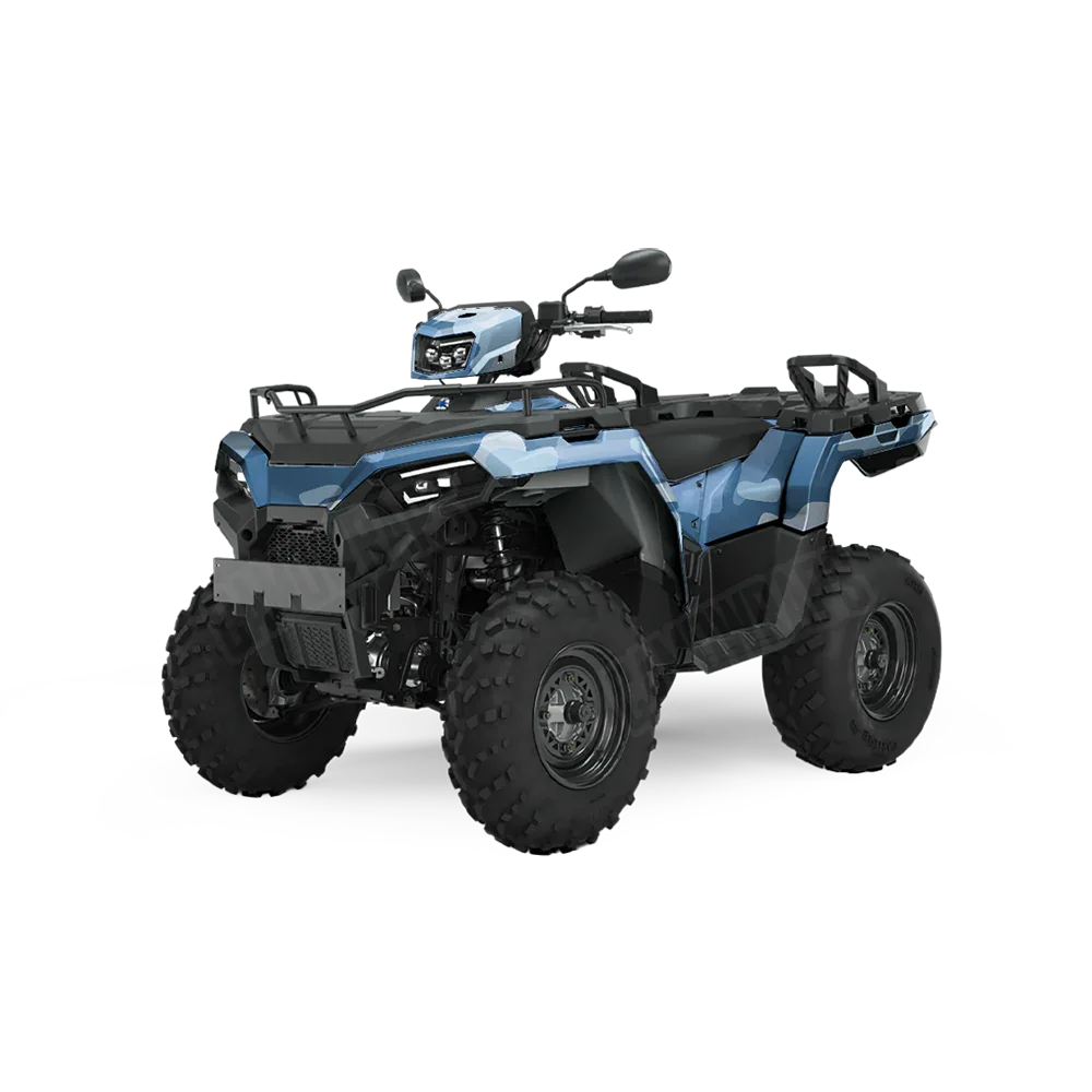 Classic Cool Blue ATV Wraps