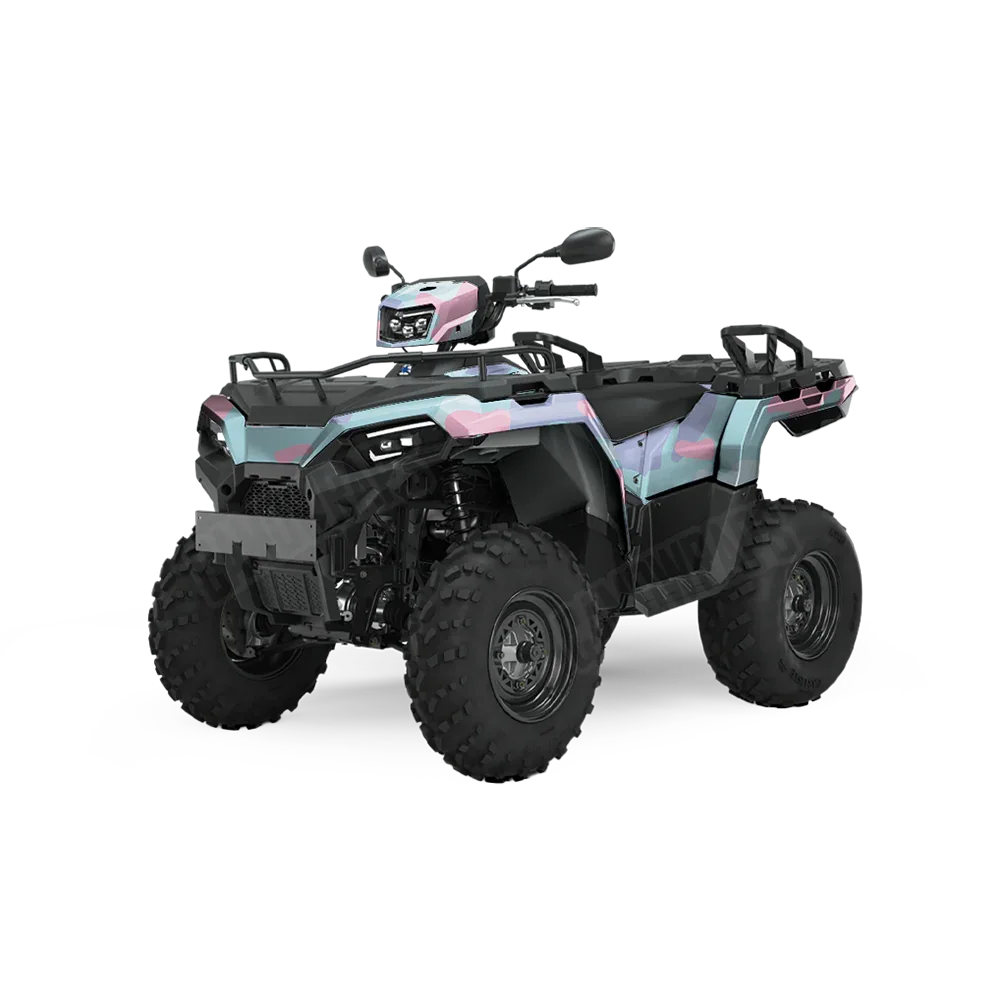 Classic Cotton Candy ATV Wraps