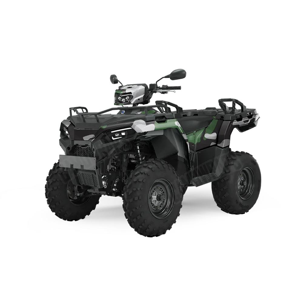 Classic Green Tiger ATV Wraps