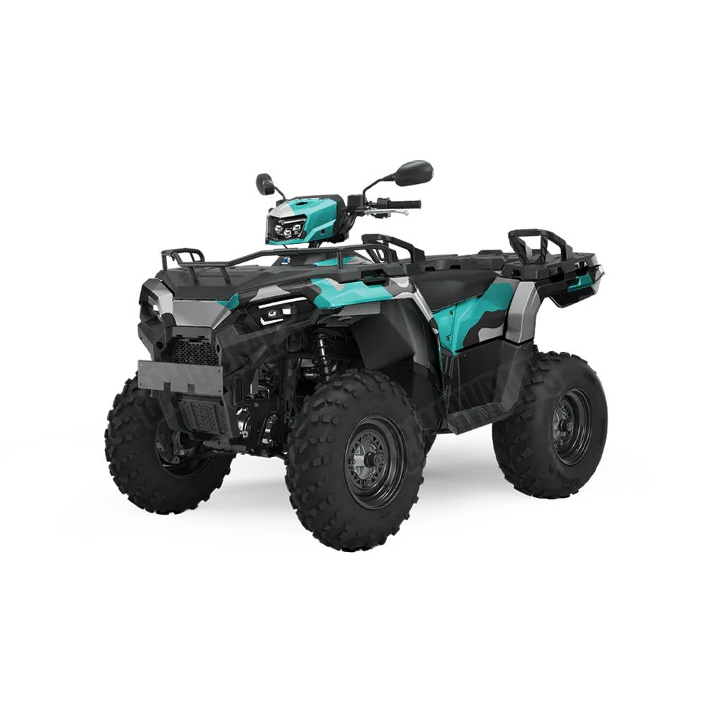 Cumulus Tiffany Blue Tiger ATV Wraps
