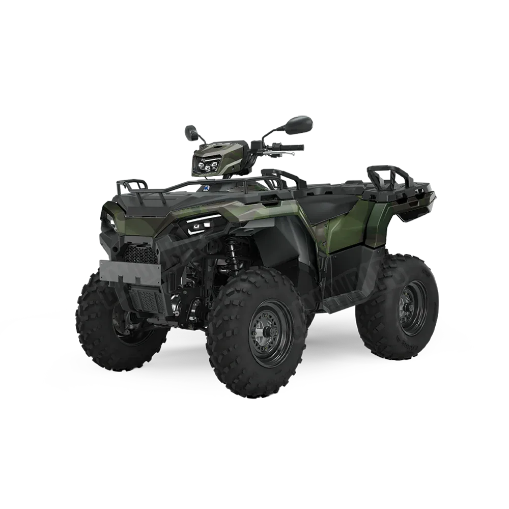 Ragged Army Dark Green ATV Wraps