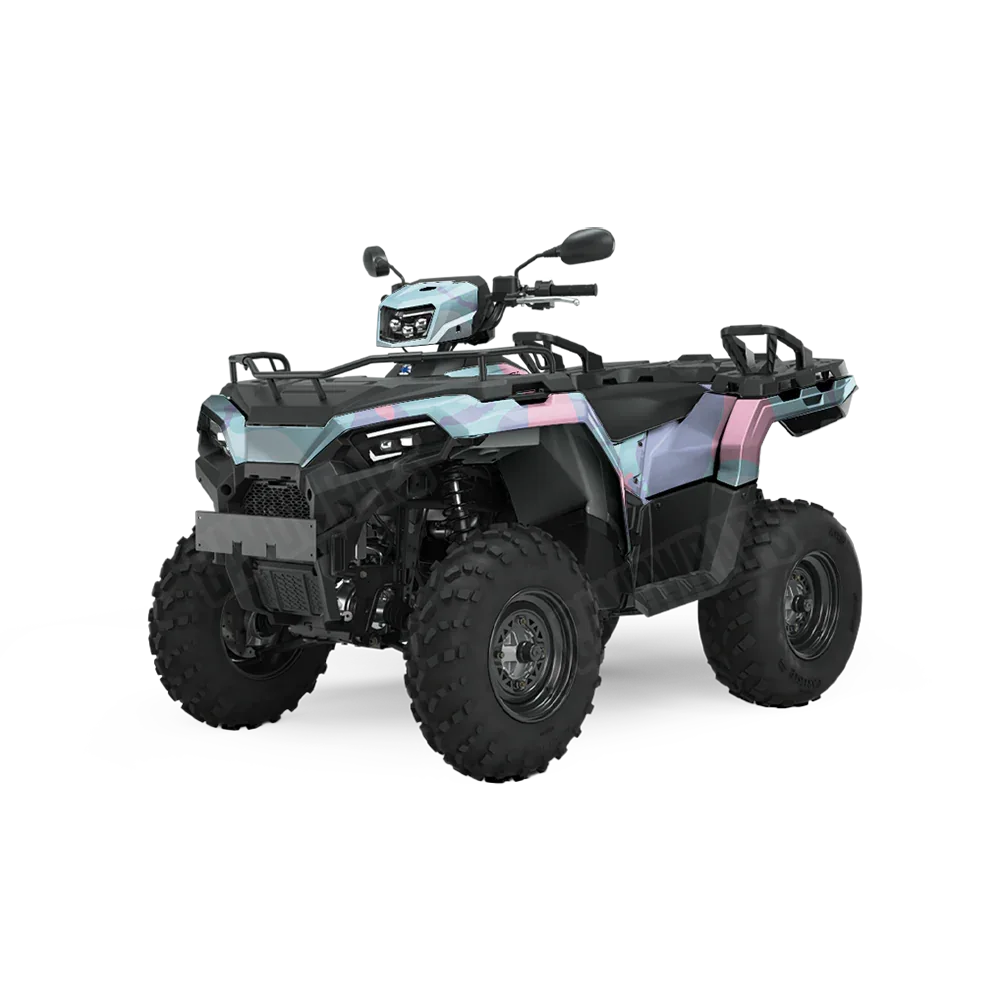 Ragged Cotton Candy ATV Wraps