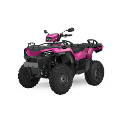 Ragged Elite Magenta ATV Wraps