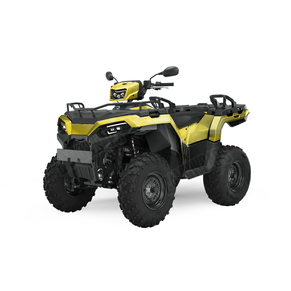 Ragged Elite Yellow ATV Wraps