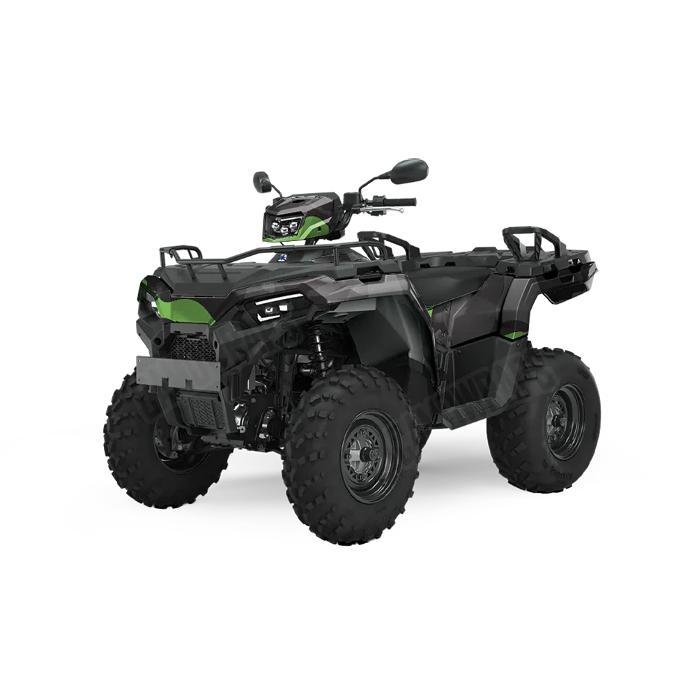 Ragged Metro Green ATV Wraps