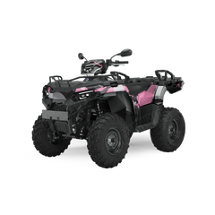 Ragged Pink Tiger ATV Wraps