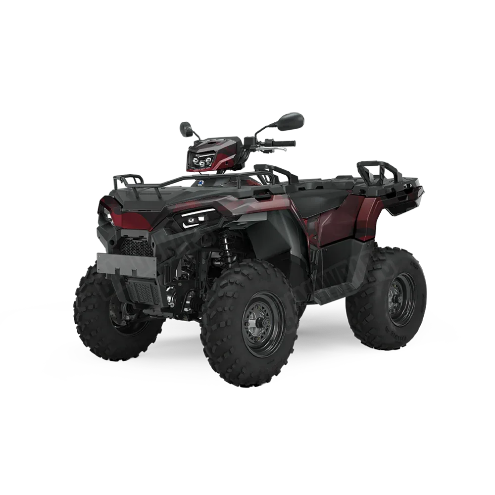 Ragged Vampire Red ATV Wraps