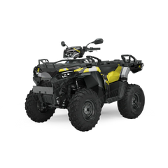 Ragged Yellow Tiger ATV Wraps