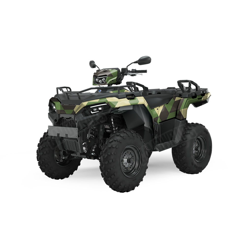 Triangle Jungle ATV Wraps