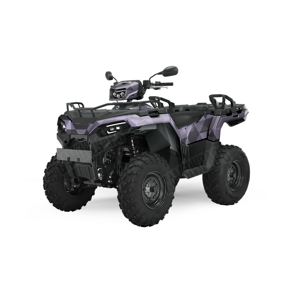 Triangle Lilac ATV Wraps
