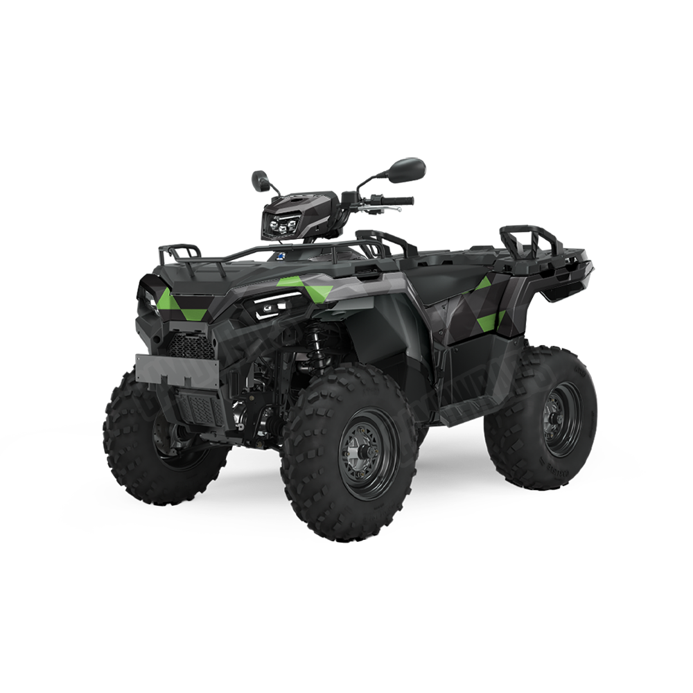Triangle Metro Green ATV Wraps