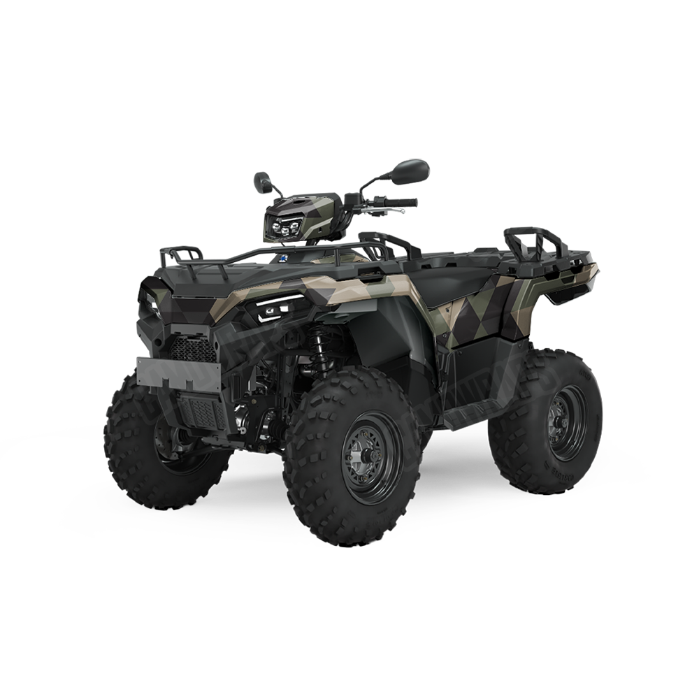 Triangle Militant Charcoal ATV Wraps